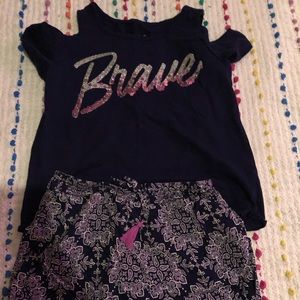 Purple outfit from justice